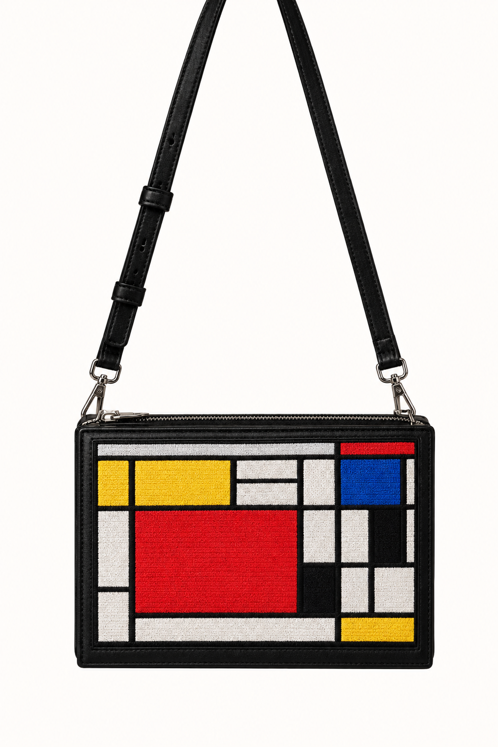 Кожаная сумка-клатч «Mondrian»