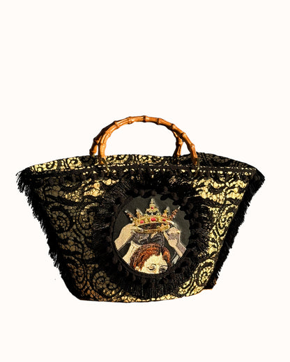 Сумка з мараканської соломи Caravaggio