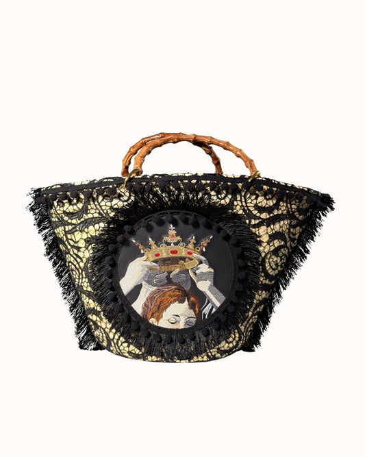 Сумка з мараканської соломи Caravaggio