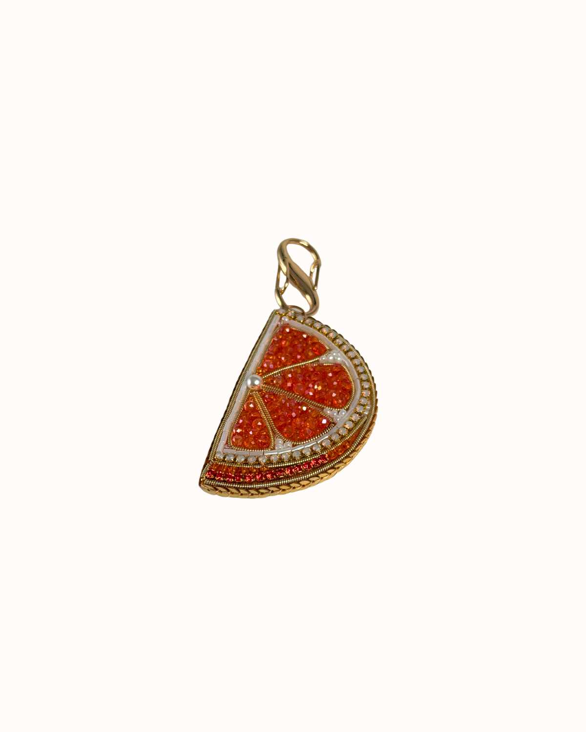"Orange Slice" Keychain