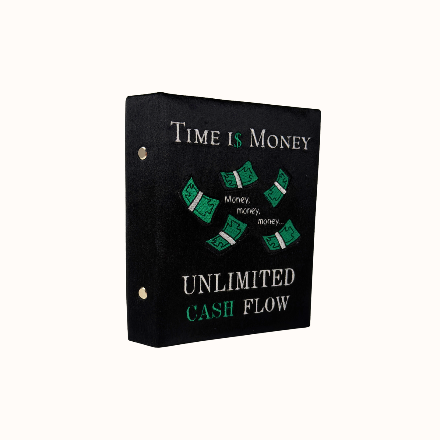 Блокнот "Time Is Money" зі змінним паперовим блоком