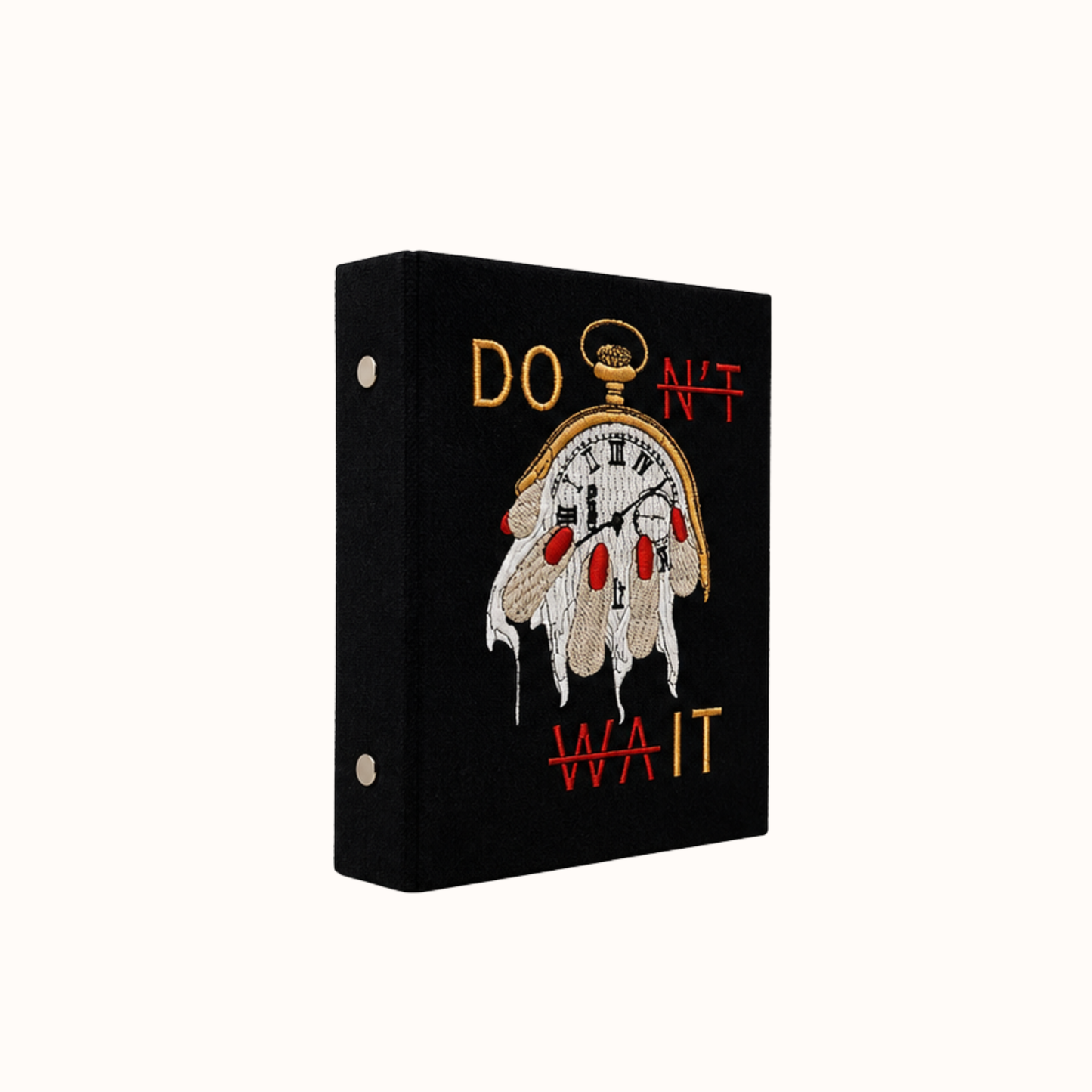 Блокнот "Don't Wait" зі змінним паперовим блоком