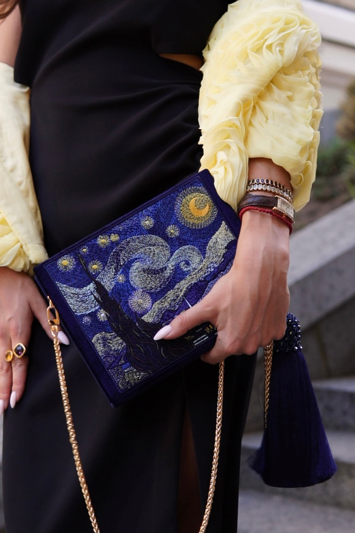 Van Gogh Clutch "Starry Night"