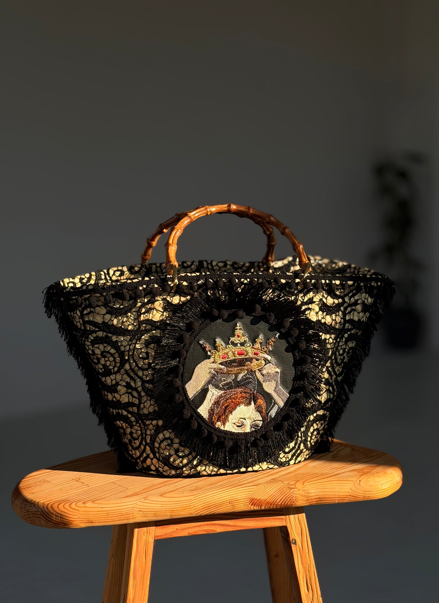 Сумка з мараканської соломи Caravaggio