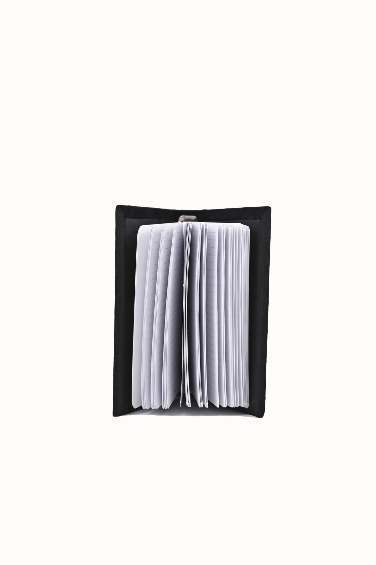 Refillable paper block for a notebook